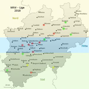 NRW Liga Frisbeesport Landesverband NRW